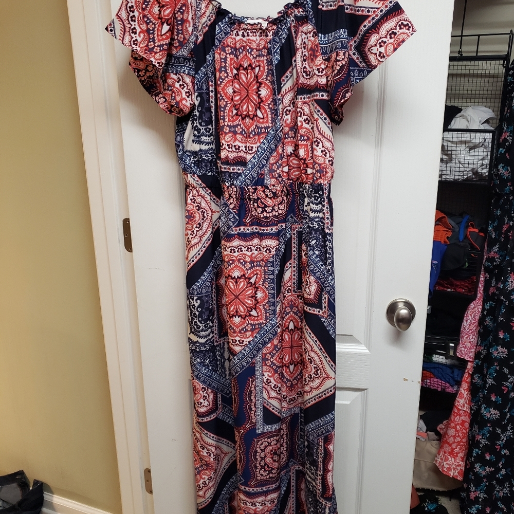 Westport off the shoulder maxi dress